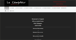 Desktop Screenshot of lecomptoir.net