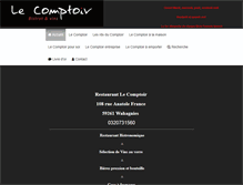 Tablet Screenshot of lecomptoir.net